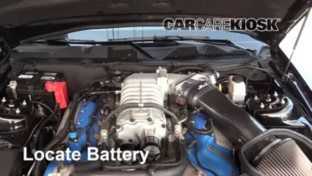 2011 Ford Mustang Shelby GT500 5.4L V8 Supercharged Coupe Batterie Début de saut